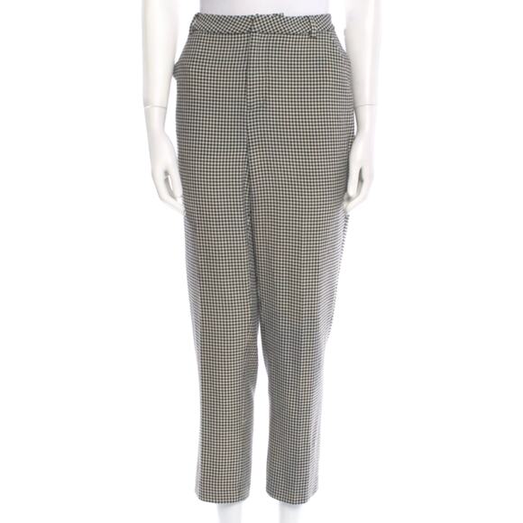 L’Agence Logan Black White Houndstooth Taper Trouser Ankle Pant - Picture 5 of 12